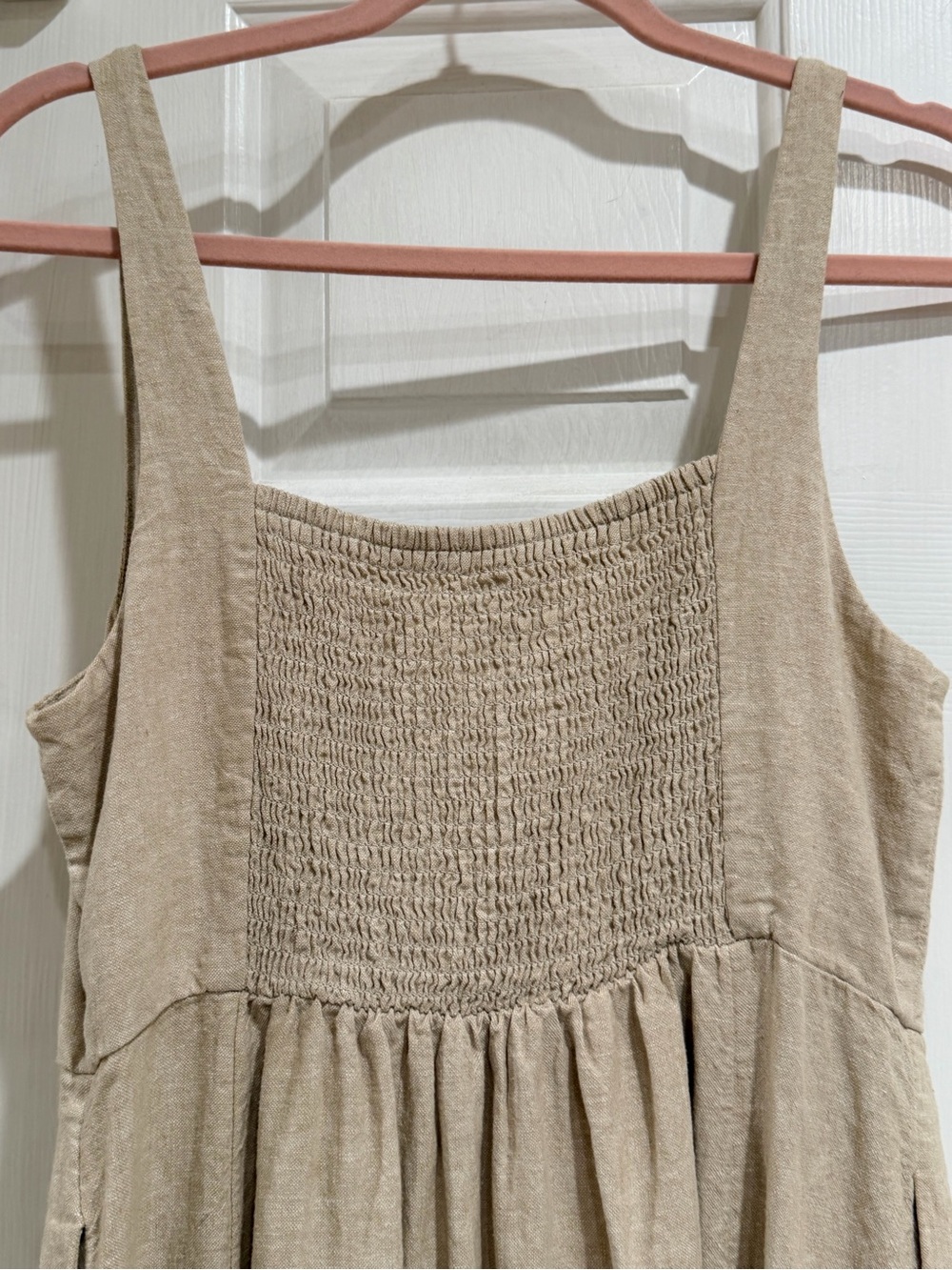 Old Navy Beige Maxi Sundress - Picture 7 of 9